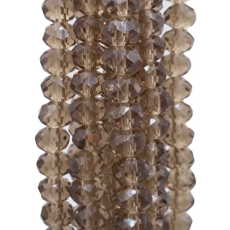 Cristalli rondella 6x5 mm grigio trasparente filo 40 cm - grez882 - pietreeminuterie.com Cristalli rondella 6x5 mm grigio trasparente filo 40 cm (grez882) - pietreeminuterie.com