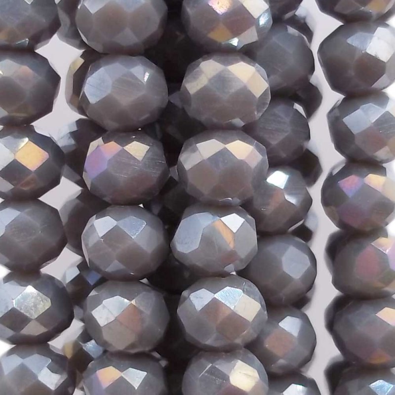 Cristalli rondella mouse gray a/b 6x4.7 mm filo 40 cm - myky111 - pietreeminuterie.com Cristalli rondella mouse gray a/b 6x4.7 mm filo 40 cm (myky111) - pietreeminuterie.com
