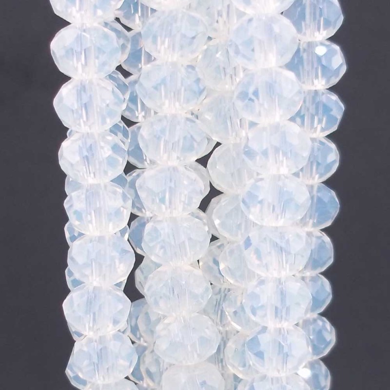 Cristalli rondella opale 4x3 mm filo 40 cm - opa4x3 - pietreeminuterie.com Cristalli rondella opale 4x3 mm filo 40 cm (opa4x3) - pietreeminuterie.com