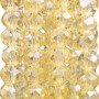 Cristalli rondella sundance a/b 5.7x4.7 mm filo 45 cm