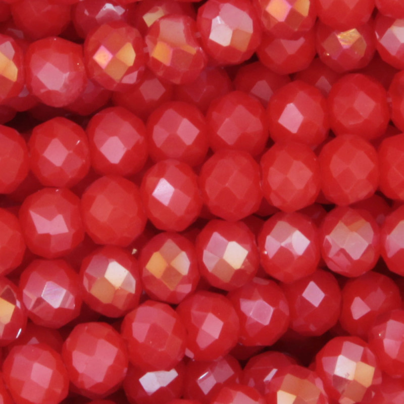 Cristalli rondella 4x3 mm red family A/B filo 40 cm (4x3-red2) - pietreeminuterie.com