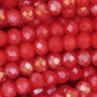 Cristalli rondella 4x3 mm red family A/B filo 40 cm
