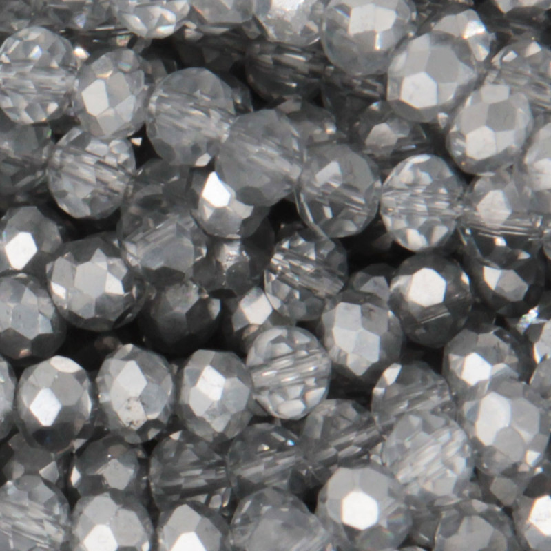 Cristalli rondella 4x3 mm silver grey filo 40 cm (4x3-silgre) - pietreeminuterie.com