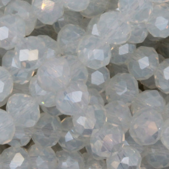 Cristalli rondella 6 mm opal A/B filo 40 cm