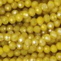 Cristalli rondella 4x3 mm gialli A/B filo 40 cm