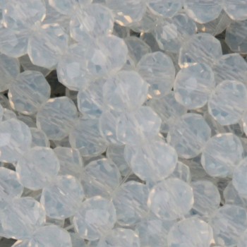 Cristalli rondella 4x3 mm opal filo 40 cm Cristalli rondella 4x3 mm opal filo 40 cm