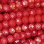 Cristalli rondella 4x3 mm red family A/B filo 40 cm
