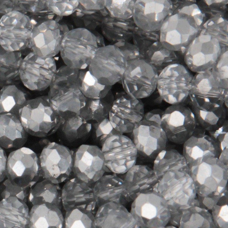 Cristalli rondella 4x3 mm silver grey filo 40 cm - 4x3-silgre - pietreeminuterie.com Cristalli rondella 4x3 mm silver grey filo 40 cm (4x3-silgre) - pietreeminuterie.com