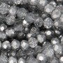Cristalli rondella 4x3 mm silver grey filo 40 cm