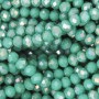 Cristalli rondella 4x3 mm viridian A/B filo 40 cm