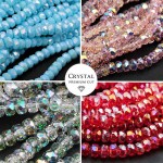 Rondelle Crystal Premium Cut