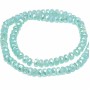 Cristalli rondella piatta avventurina 6x4 mm a/b Quality A++ filo 40 cm