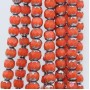Cristalli silver edge sfac. 8 mm corallo filo 39 pz