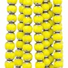Cristalli silver edge sfac. 8 mm gialli filo 39 pz Cristalli silver edge sfac. 8 mm gialli filo 39 pz