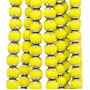 Cristalli silver edge sfac. 8 mm gialli filo 39 pz