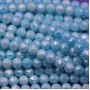 Cristalli diamond cut azzurri multicolor 6 mm filo 40 cm
