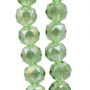 Cristalli tondi diamound cut 8 mm green avventurine A/B filo 50 cm
