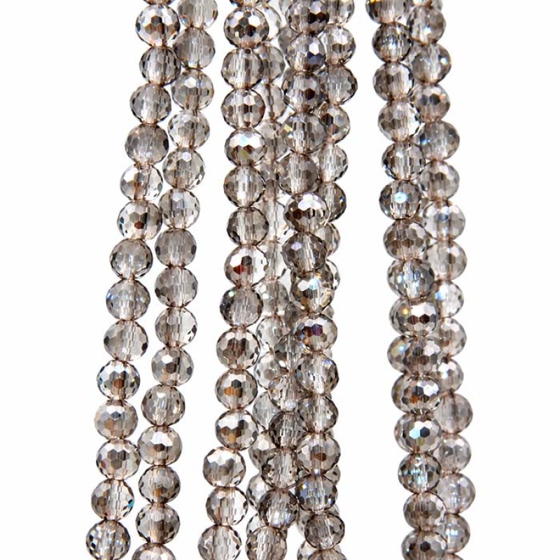 Cristalli tondi grigi 4 mm A++ sfac. filo 40 cm - ab4m-5l - pietreeminuterie.com Cristalli tondi grigi 4 mm A++ sfac. filo 40 cm (ab4m-5l) - pietreeminuterie.com