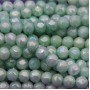 Cristalli diamond cut verde chiaro multicolor 6 mm filo 40 cm