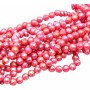 Cristalli tondi Bordeaux antico a/b 6 mm sfac. grado A++ filo 40 cm