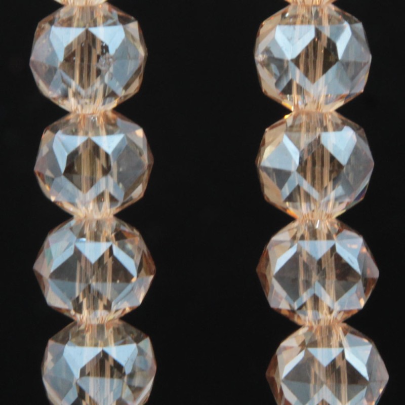 Cristalli tondi diamound cut 8 mm champagne filo 50 cm - champ-cut1 - pietreeminuterie.com Cristalli tondi diamound cut 8 mm champagne filo 50 cm (champ-cut1) - pietreeminuterie.com