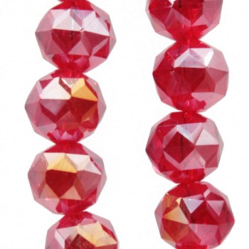 Cristalli tondi diamound cut 8 mm red persian A/B filo 50 cm Cristalli tondi diamound cut 8 mm red persian A/B filo 50 cm