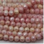 Cristalli diamond cut rosa multicolor 6 mm filo 40 cm