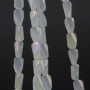 Cristalli rettangolo twister opale A/B 6.5x4 mm filo 55 cm