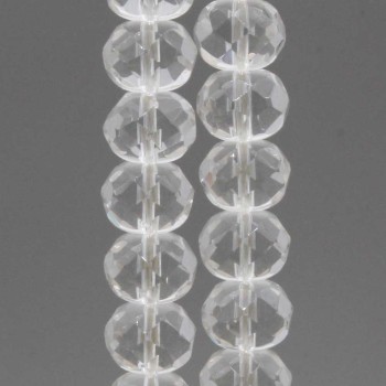 Cristallo di rocca cipollotti sfac.12x9 mm 10 pz Cristallo di rocca cipollotti sfac.12x9 mm 10 pz