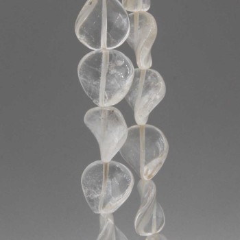 Cristallo di rocca disco ondulato 15.5 mm 5 pz Cristallo di rocca disco ondulato 15.5 mm 5 pz