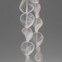 Cristallo di rocca disco ondulato 15.5 mm 5 pz