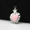 Cuore sacro acciaio smaltato bianco 24.4x15 mm 1 pz - hy-11-v7 - pietreeminuterie.com Cuore sacro acciaio smaltato bianco 24.4x15 mm 1 pz (hy-11-v7) - pietreeminuterie.com
