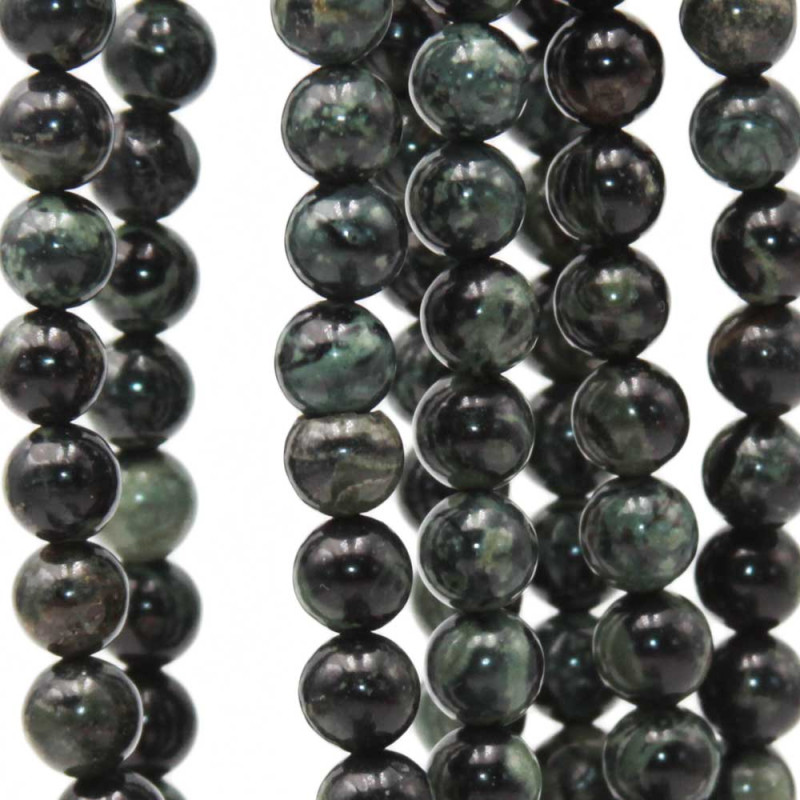 Diaspro kambara jasper 6 mm liscia filo 40 cm (kam-6-mm) - pietreeminuterie.com