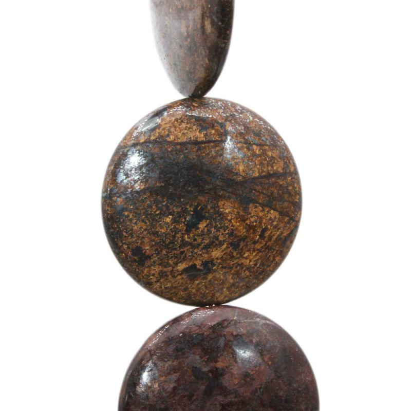 Diaspro marrone disco 40 mm liscio 1 pz (dd334ff3) - pietreeminuterie.com