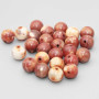Diaspro marrone tonda liscia 10 mm conf. 20 pz