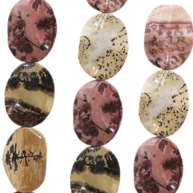 Diaspro ovale 40x30 mm ondulato 1 pz (diap90xond) - pietreeminuterie.com