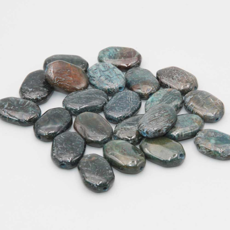 Diaspro ovale liscio 16x11 mm pacco 10 pezzi. (ds003) - pietreeminuterie.com