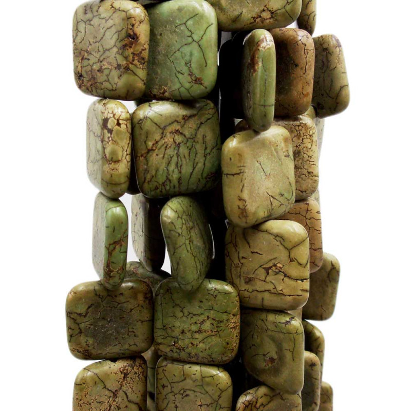 Diaspro verde quadrato 19.5 mm pacco 5 pz (dias1qq) - pietreeminuterie.com