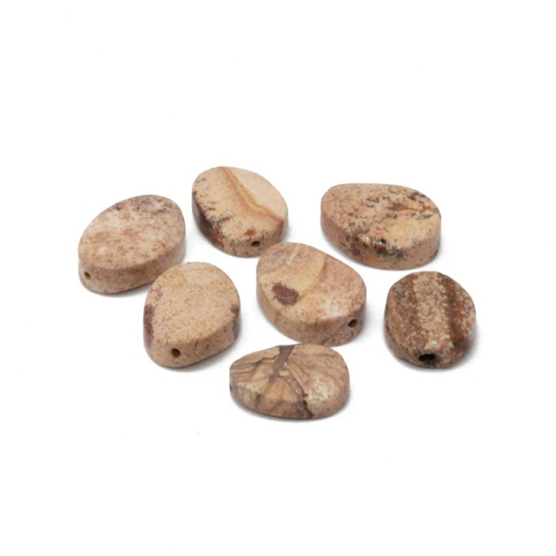 Diaspro jasper marrone 20x15 mm conf. 10 pz (dia-on366) - pietreeminuterie.com