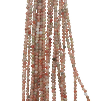 Diaspro colorato tondo liscio 2 mm filo 40 cm