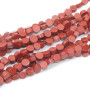 Diaspro rosso gettone 6.6 mm filo 40 cm