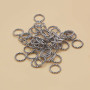Anellini intrecciati 8x1 mm pacco 100 pz