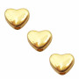 Distanziatore cuore oro 6 mm pacco da 30 pezzi