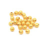 Distanziatori pallina oro intagliata 5 mm pacco 30 pz