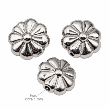 Distanziatori acciaio fiore 8 mm conf. 6 pz Distanziatori acciaio fiore 8 mm conf. 6 pz