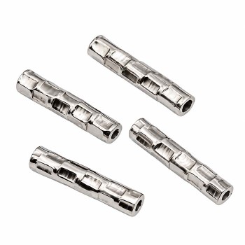 Tubicino 10x2 mm in acciaio intagliato foro 1 mm circa 20 pz Tubicino 10x2 mm in acciaio intagliato foro 1 mm circa 20 pz