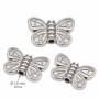 Farfalla acciaio 12.5x17.5 mm conf. 2 pz