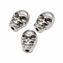 Teschi acciaio 9 mm foro 1 mm circa conf. 2 pz