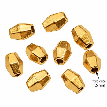 Colonna acciaio oro 5x3 mm conf, 20 pz Colonna acciaio oro 5x3 mm conf, 20 pz