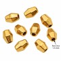 Colonna acciaio oro 5x3 mm conf, 20 pz
